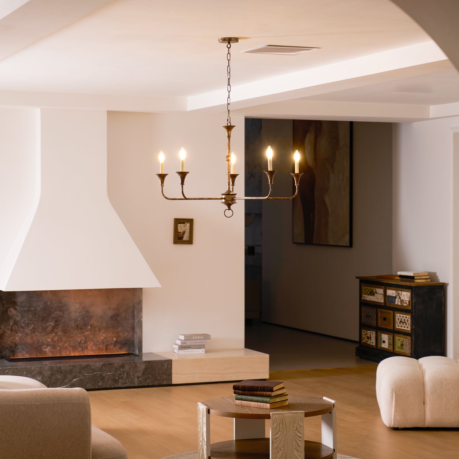 Elara Candle Chandelier detail view 101