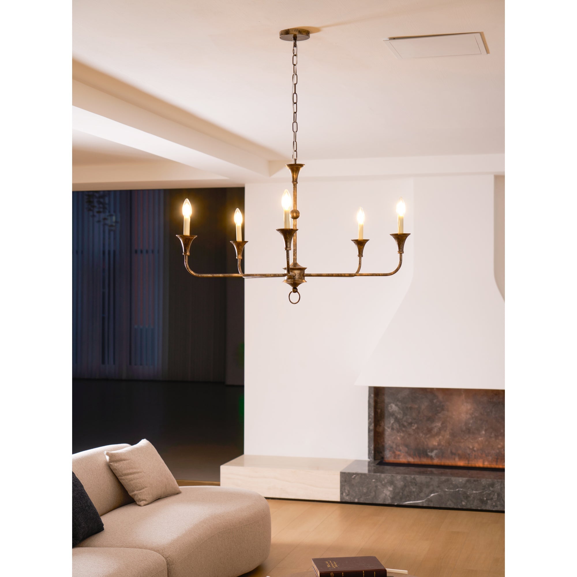 Elara Candle Chandelier detail view 103