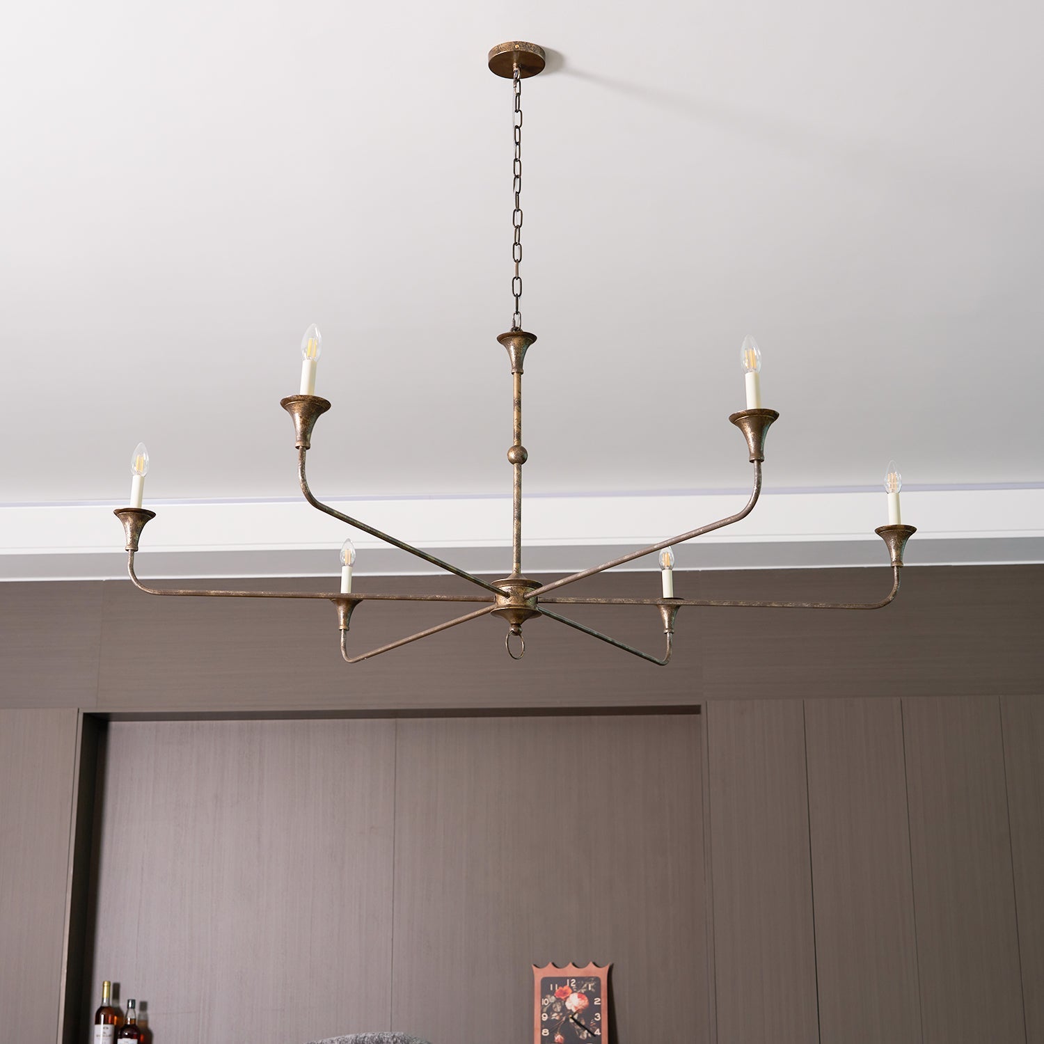Elara Candle Chandelier detail view 64