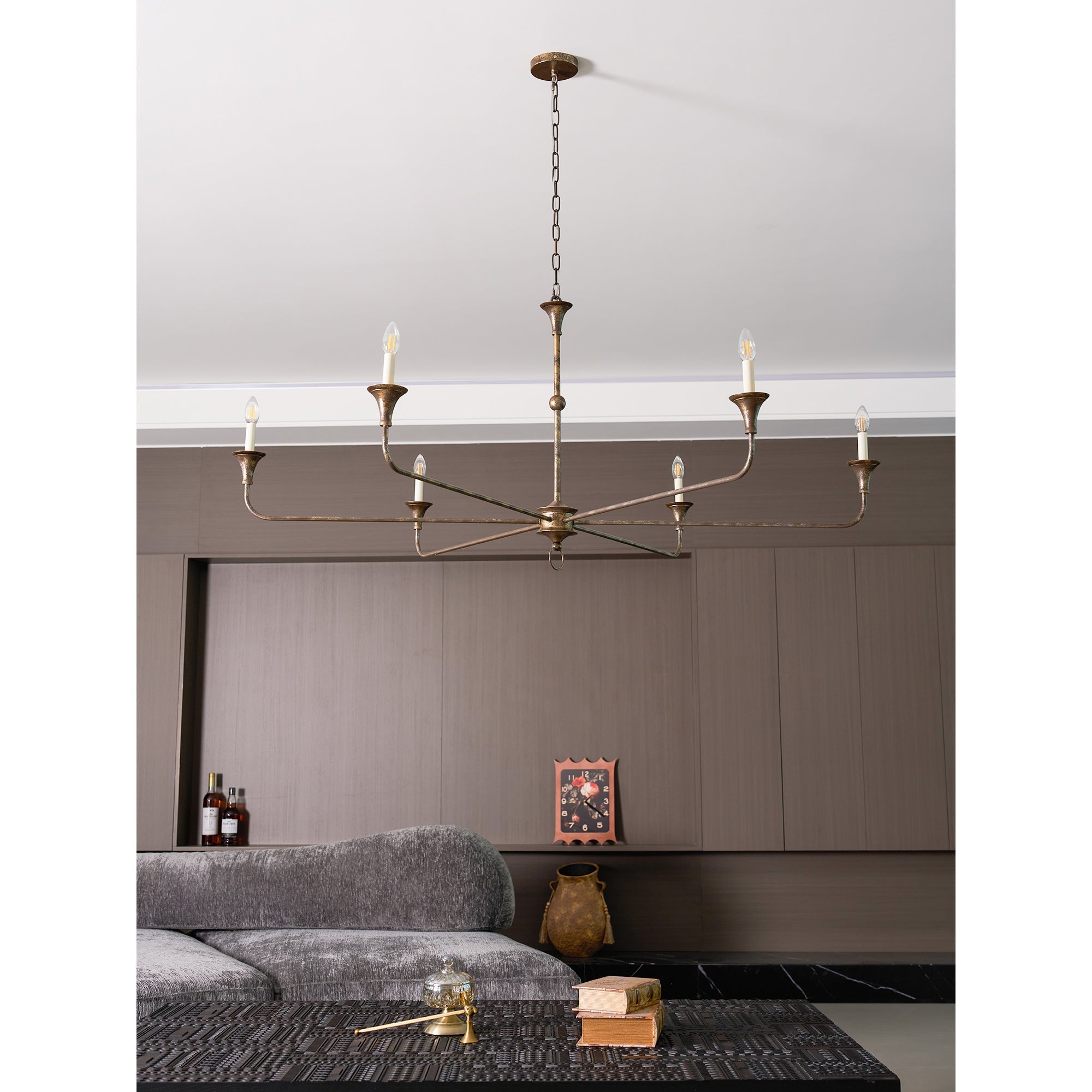 Elara Candle Chandelier detail view 65