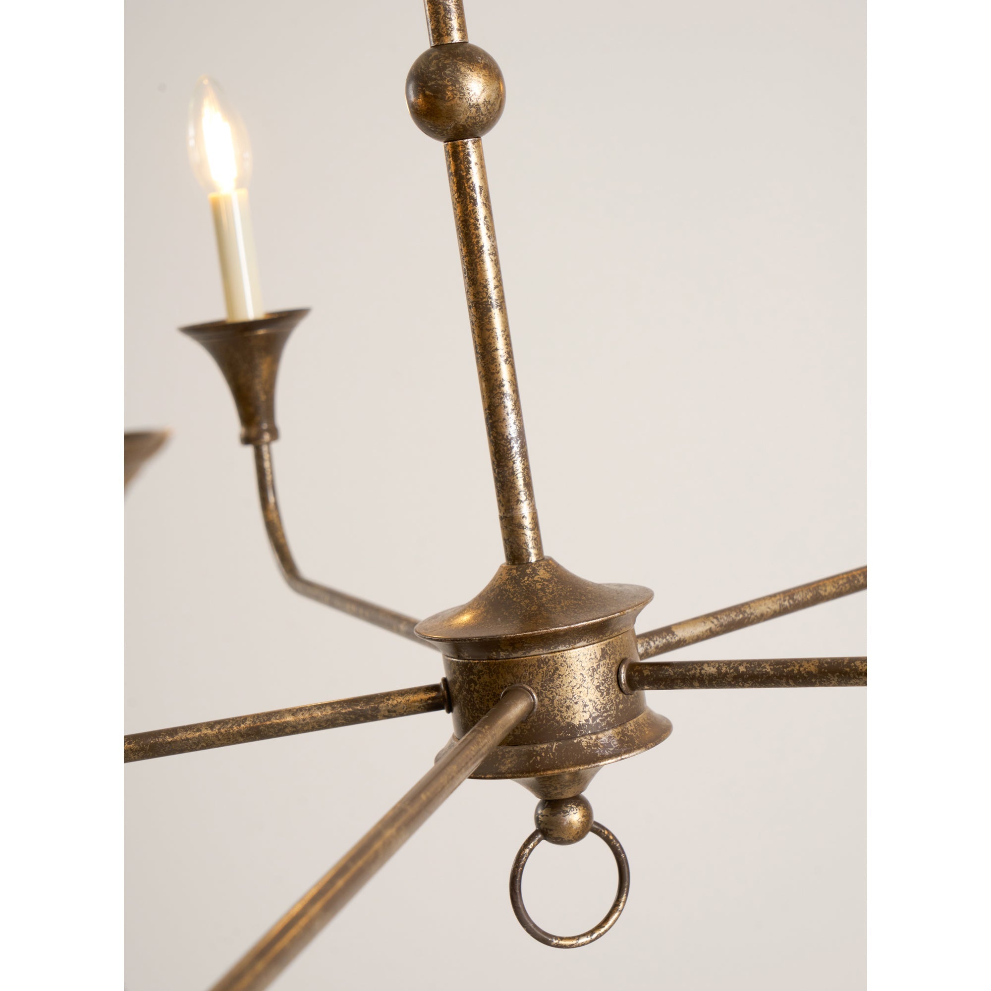 Elara Candle Chandelier detail view 100