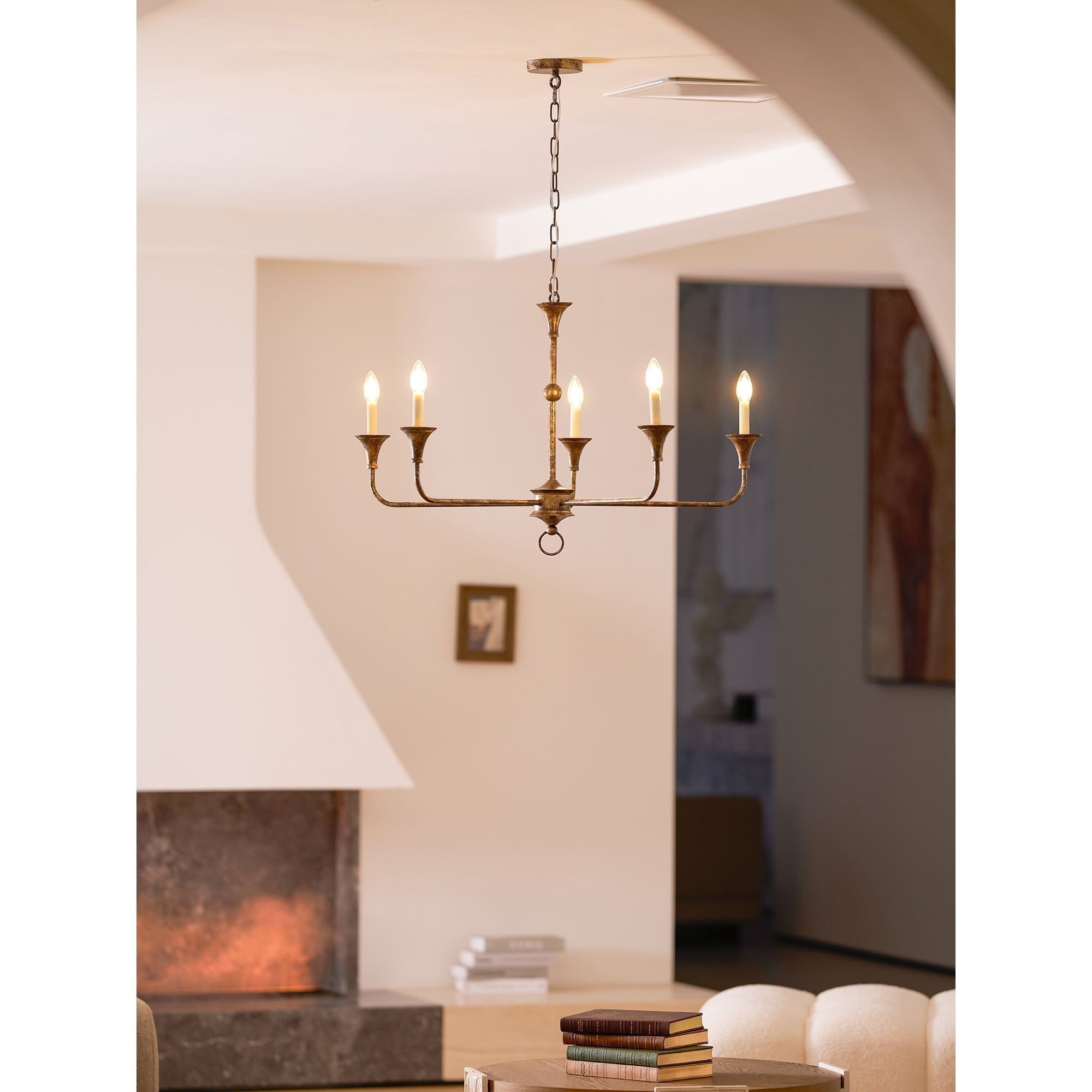 Elara Candle Chandelier detail view 98