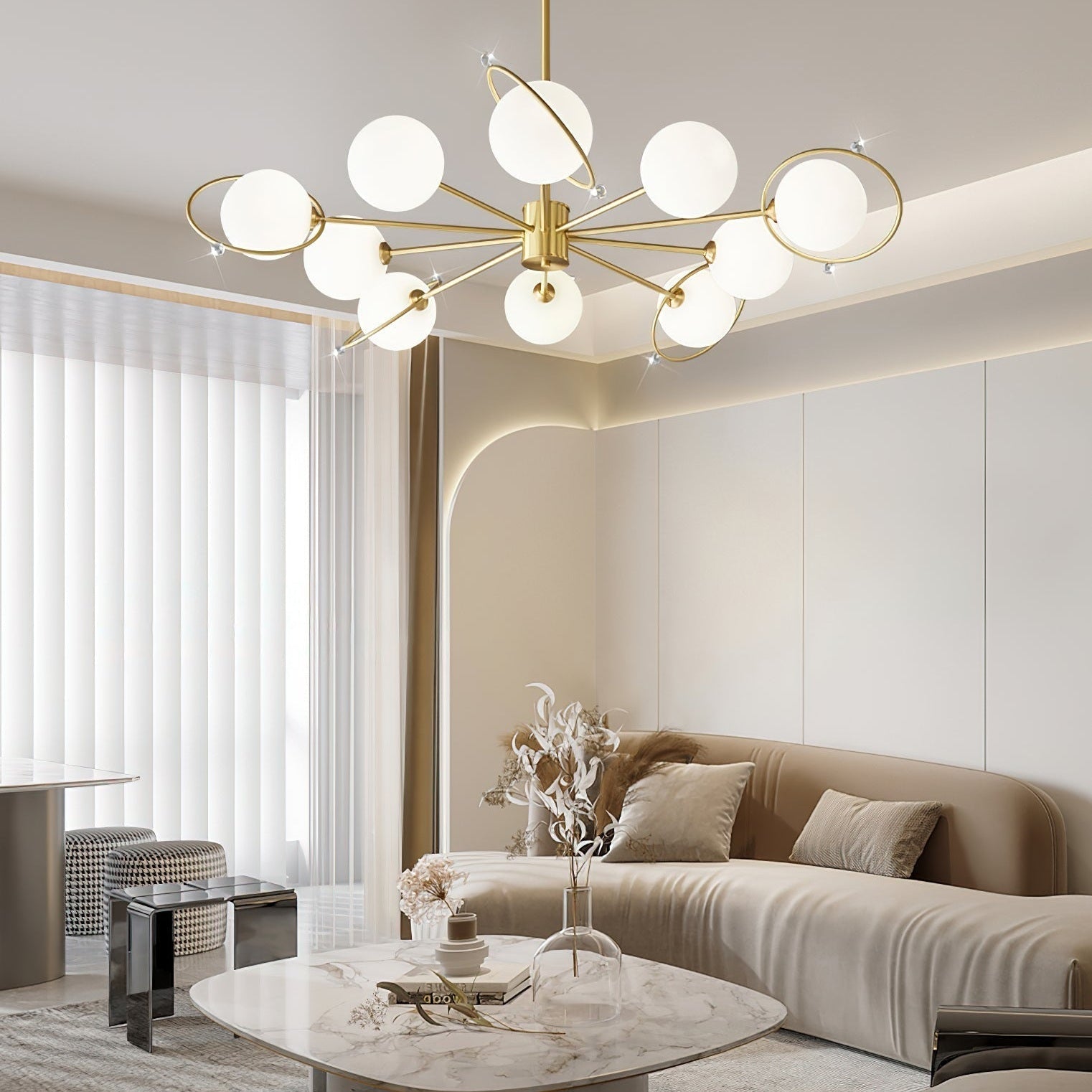 Celestial Orbit Chandelier