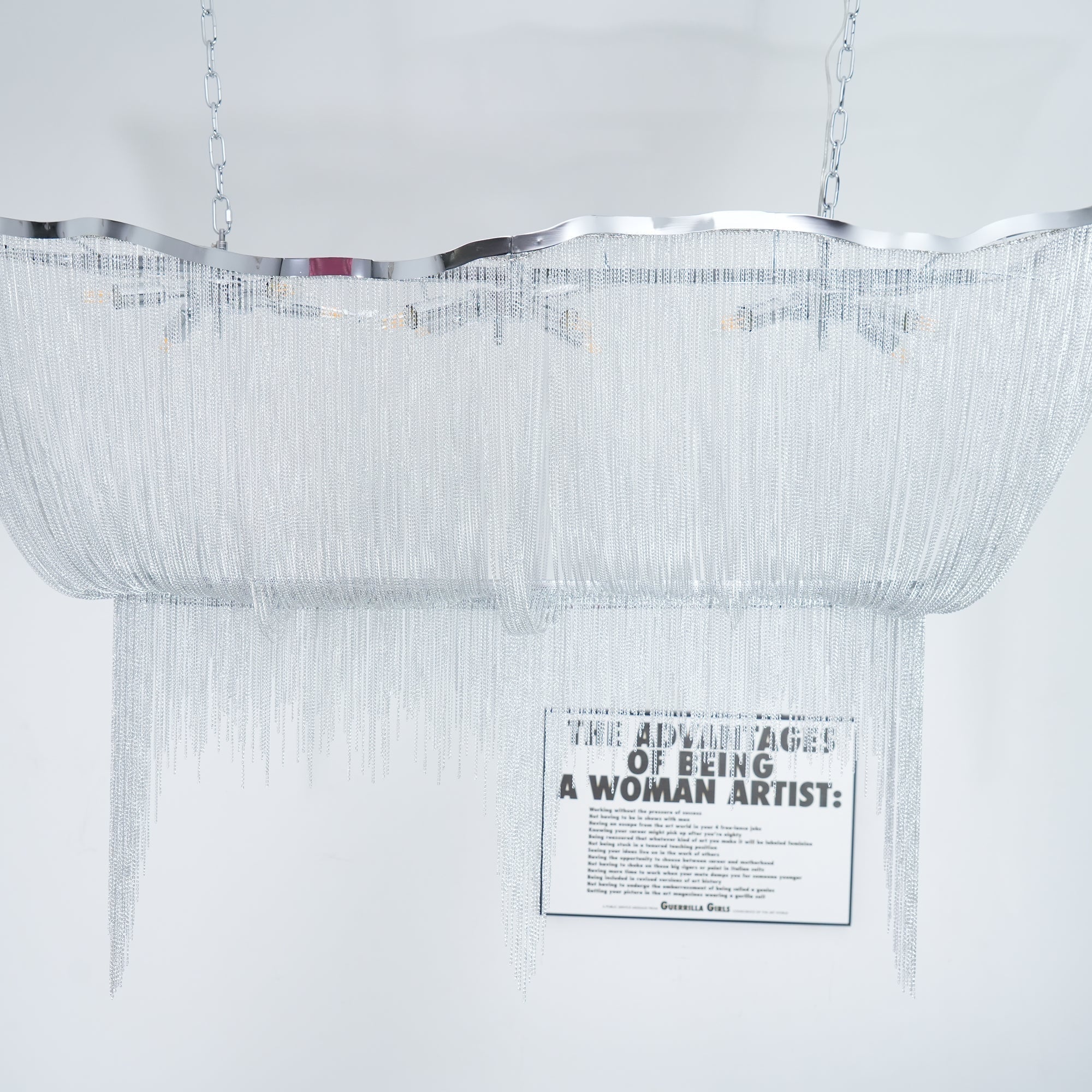 Chains Shimmering Chandelier detail view 4