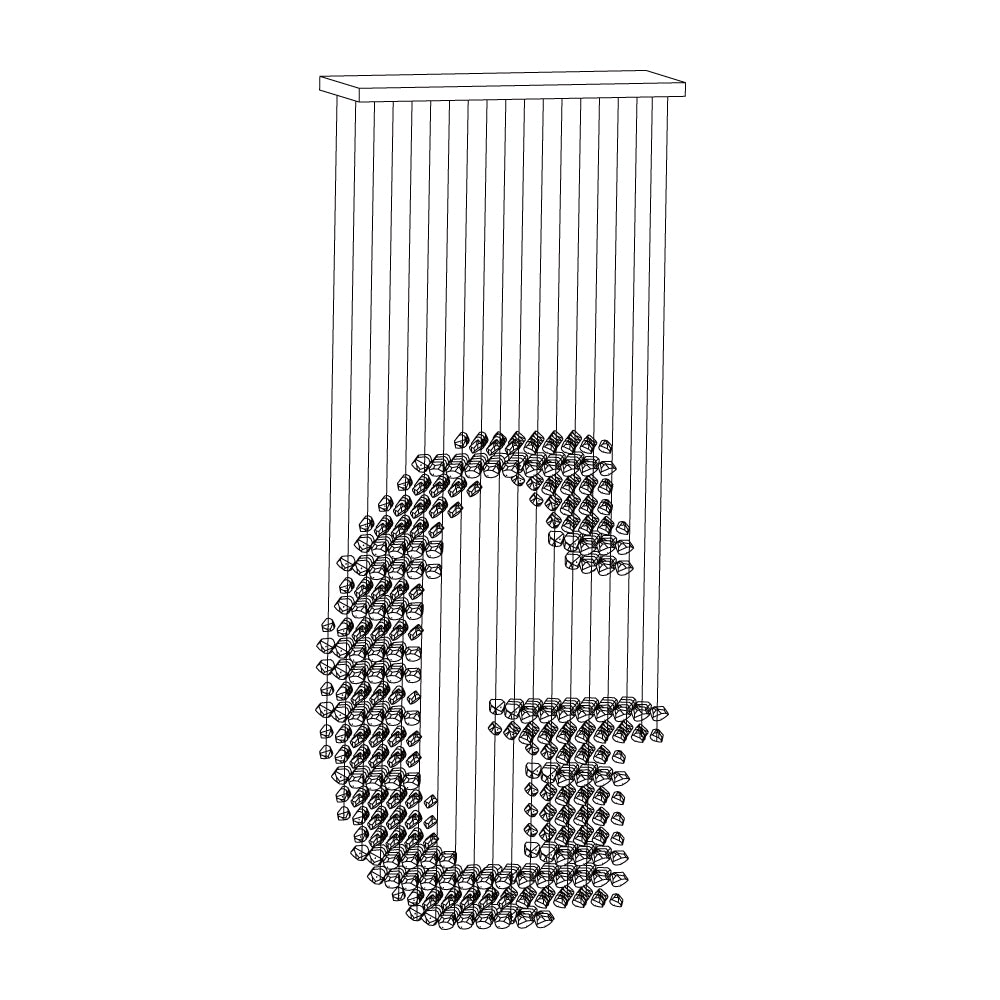 Charcoal Chandelier G to L