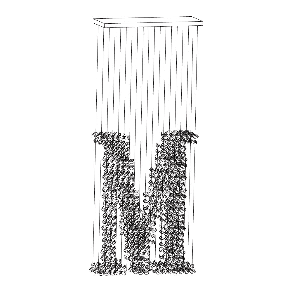 Charcoal Chandelier M to R