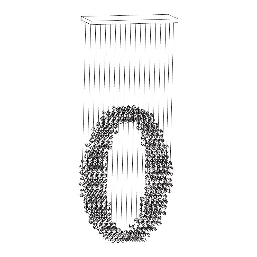 Charcoal Chandelier O