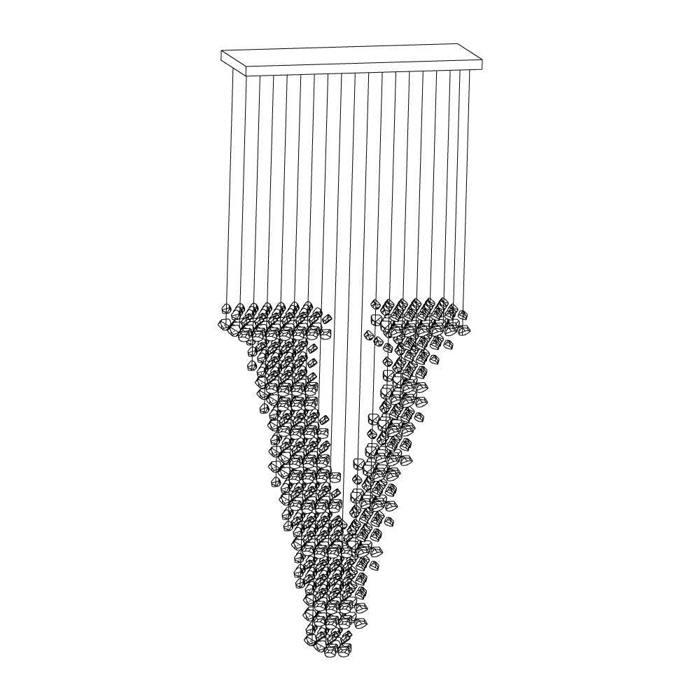 Charcoal Chandelier V