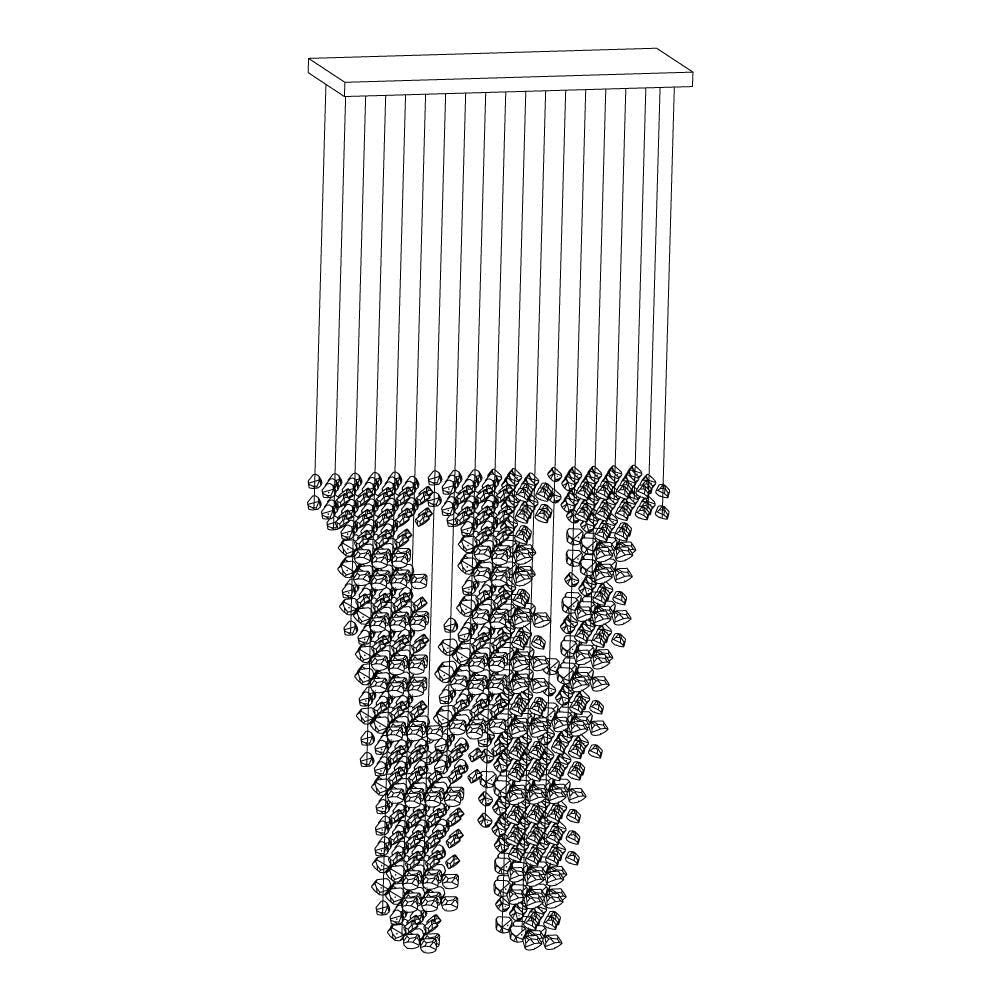 Charcoal Chandelier W