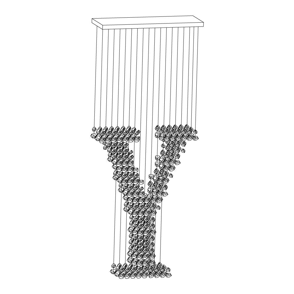 Charcoal Chandelier S to Z