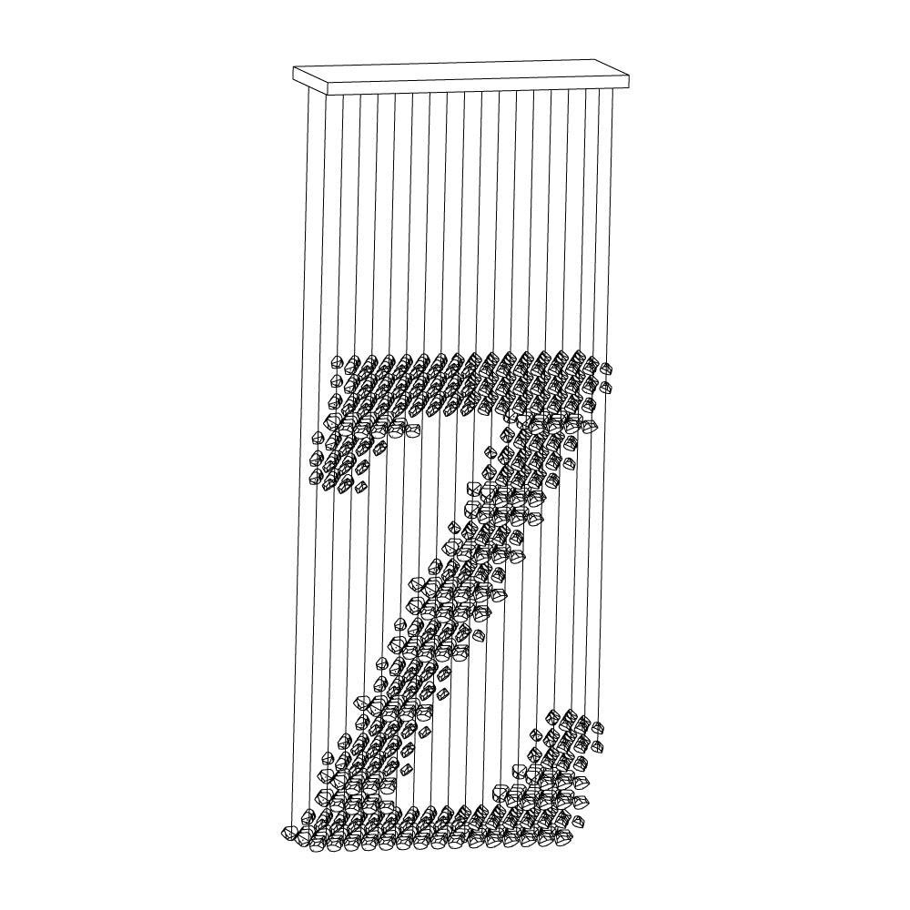 Charcoal Chandelier S to Z