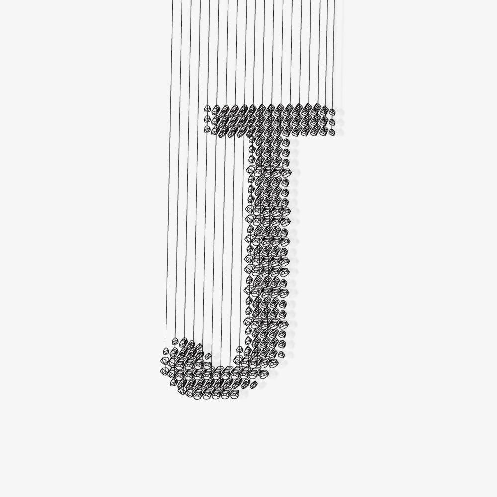 Charcoal Chandelier J