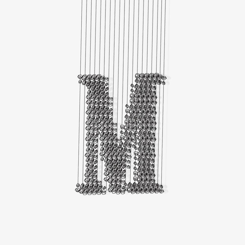Charcoal Chandelier M