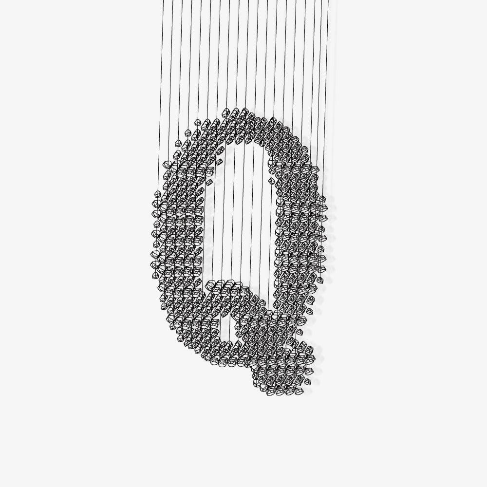 Charcoal Chandelier Q