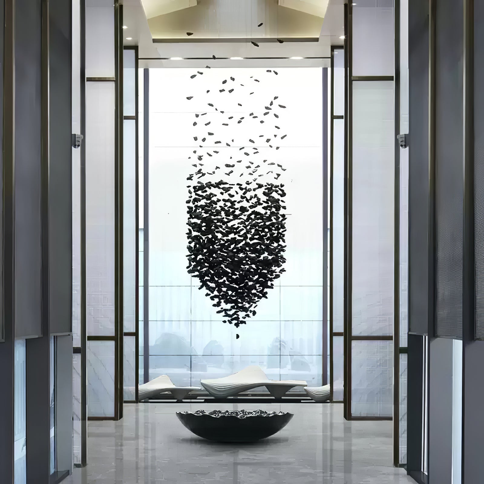 Charcoal Chandelier