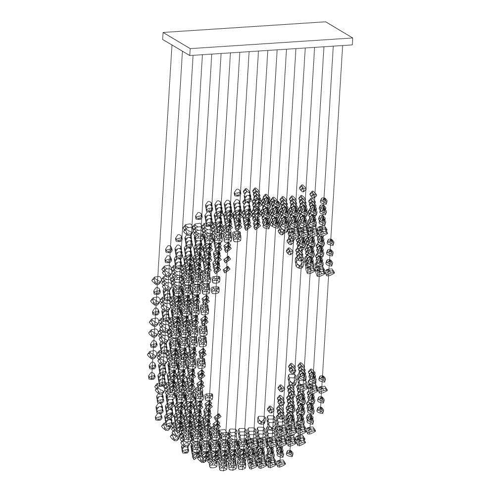 Charcoal Chandelier C