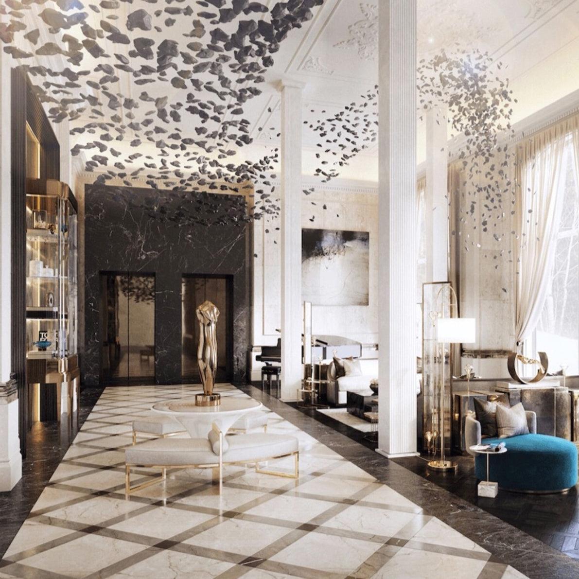 Charcoal Chandelier M to R