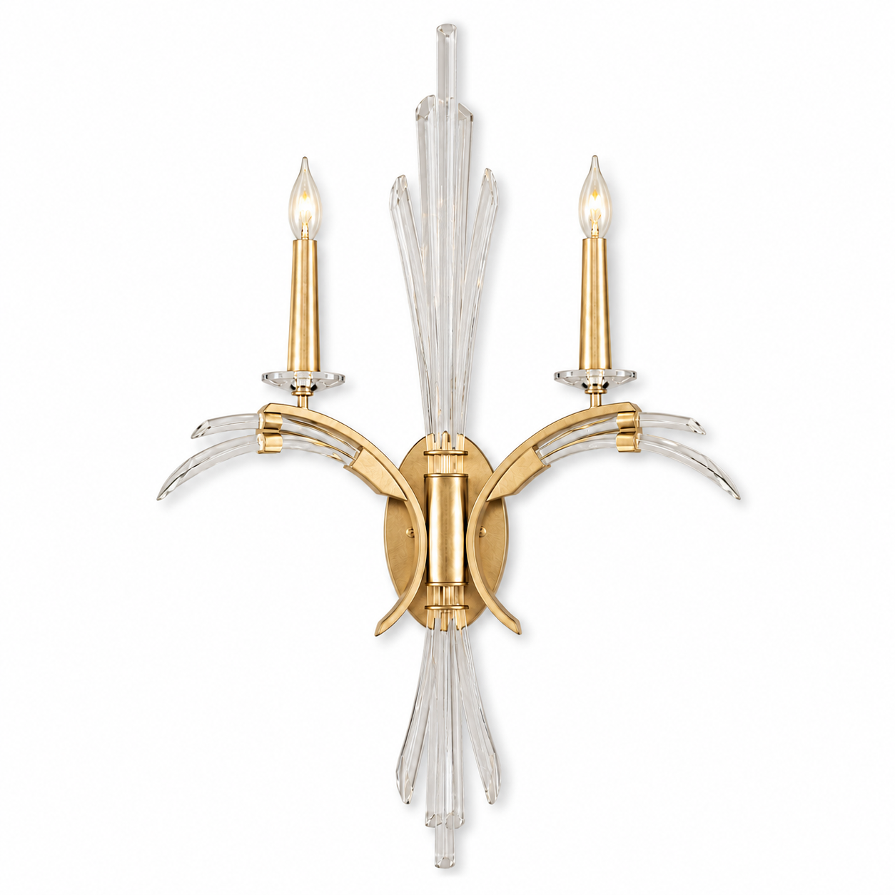 Fine Art Trevi 2 Light 21.5 inch Gold Sconce Wall Light