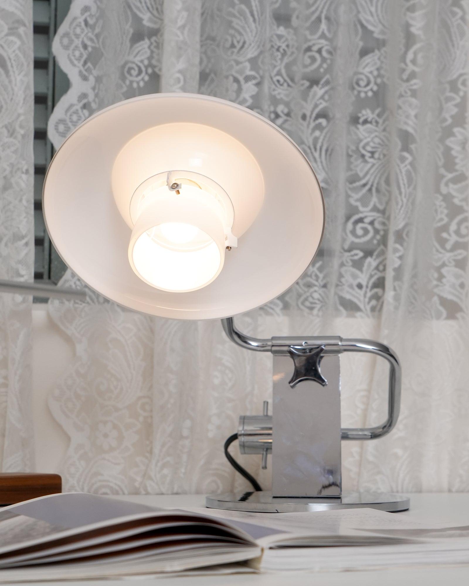 Chrome Piano Table Lamp 7.9