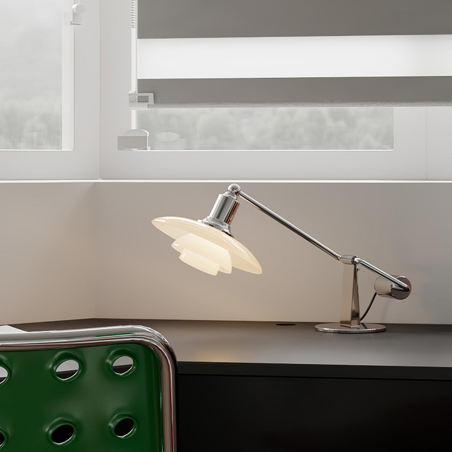 Chrome Piano Table Lamp 7.9