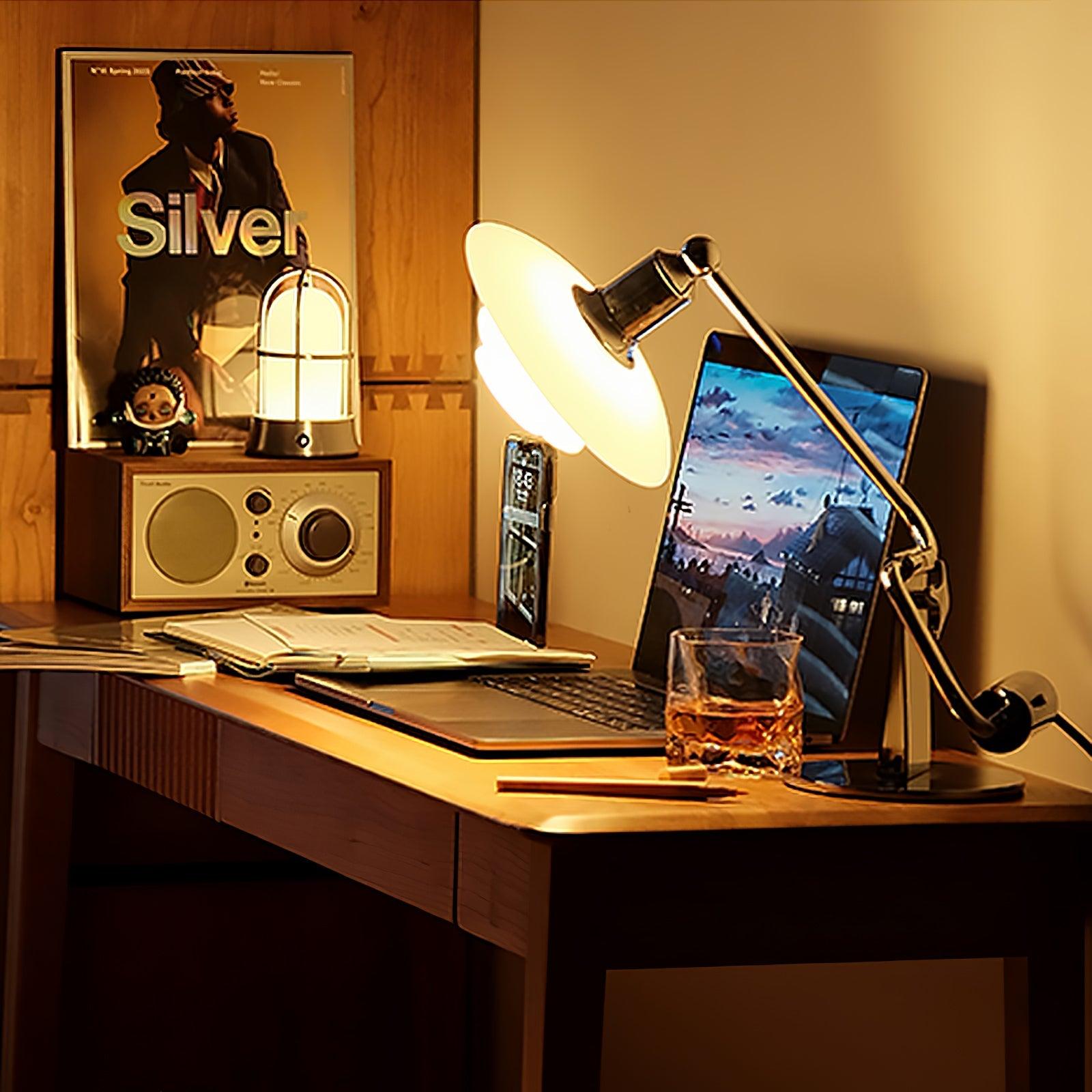 Chrome Piano Table Lamp 7.9