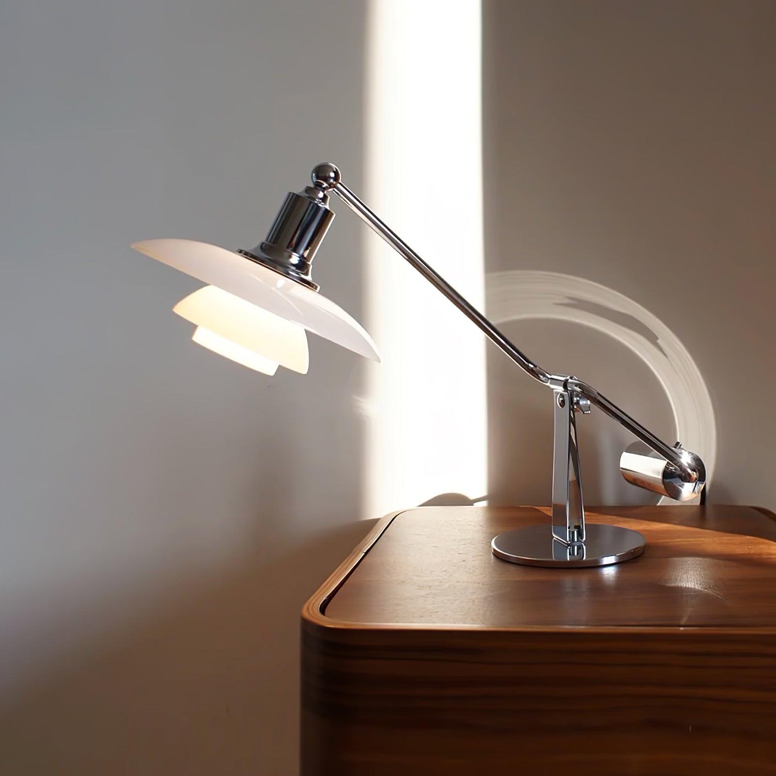 Chrome Piano Table Lamp 7.9