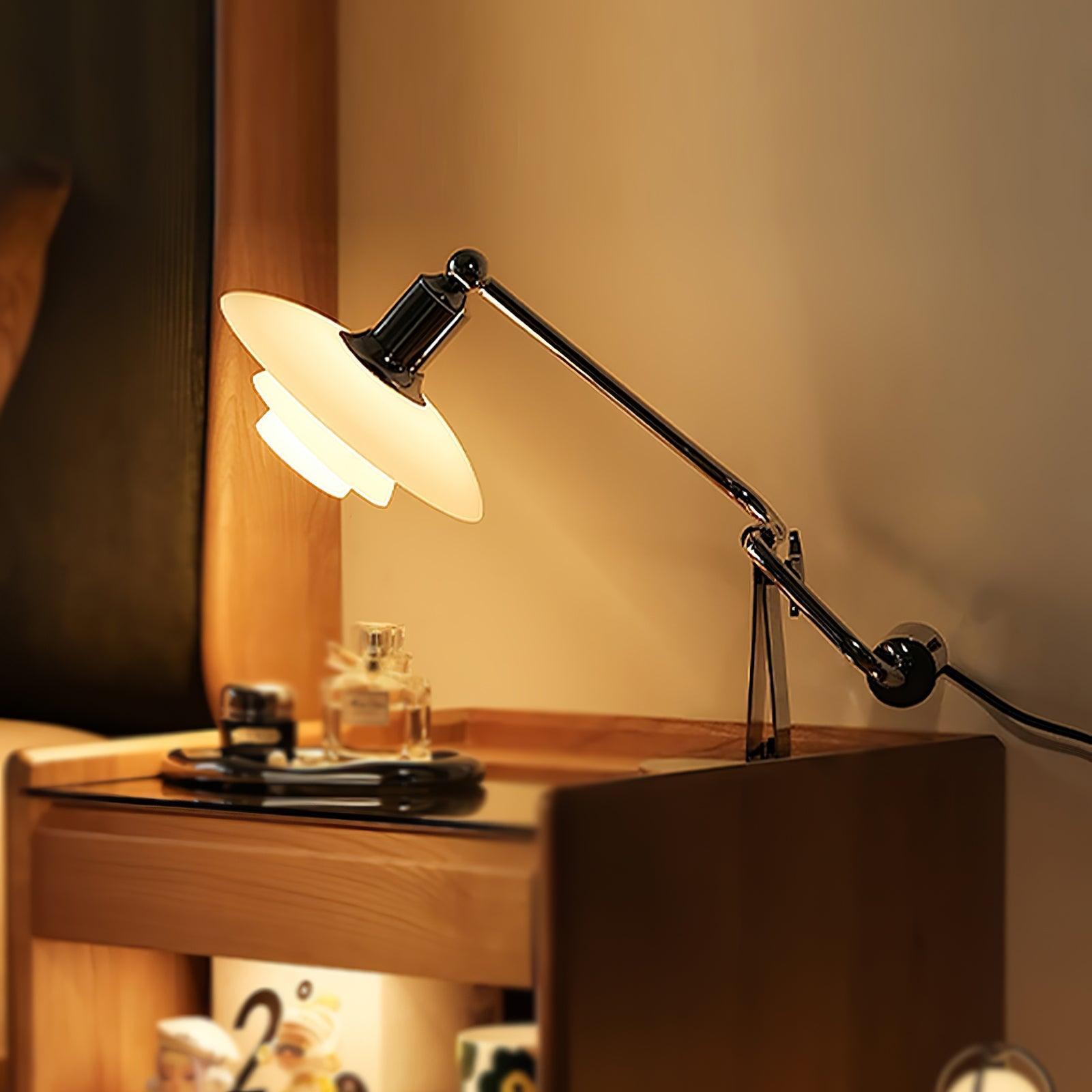 Chrome Piano Table Lamp 7.9