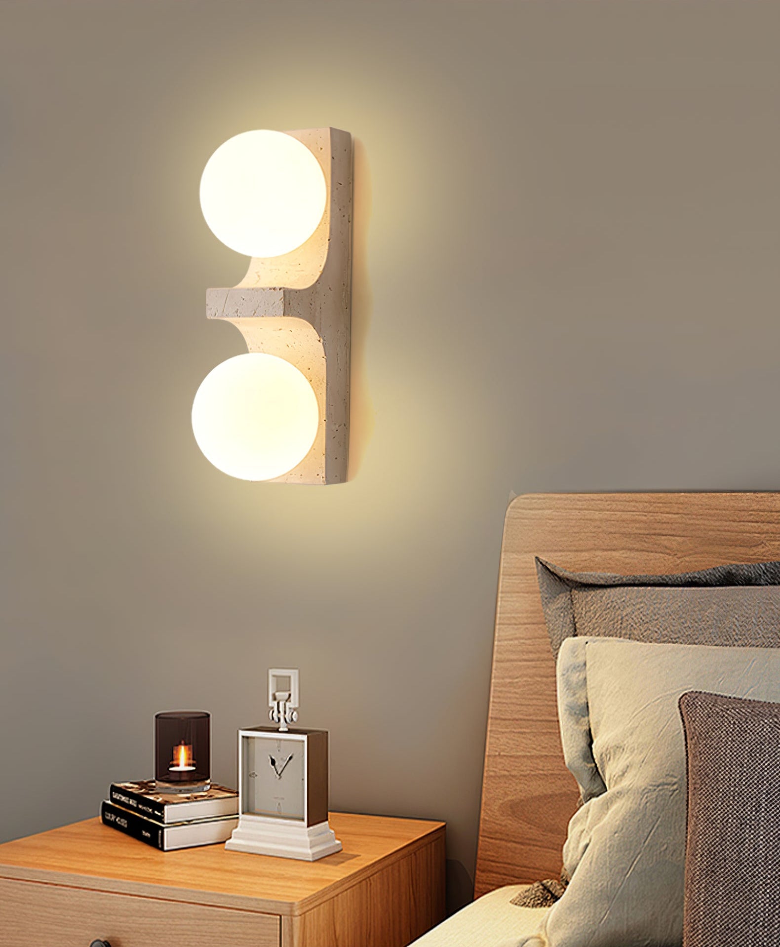 Cirra Travertine Wall Sconce