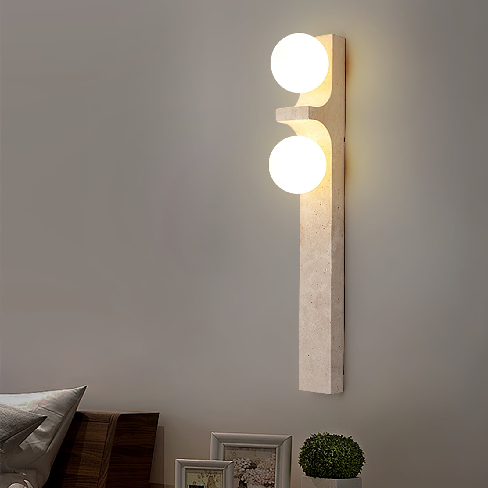 Cirra Travertine Wall Sconce