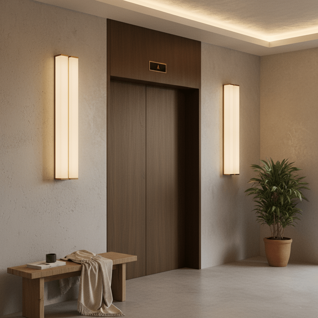 Columnar Fabric Wall Light - Wall Lamp, Hardwired Wall Sconce, detail 5