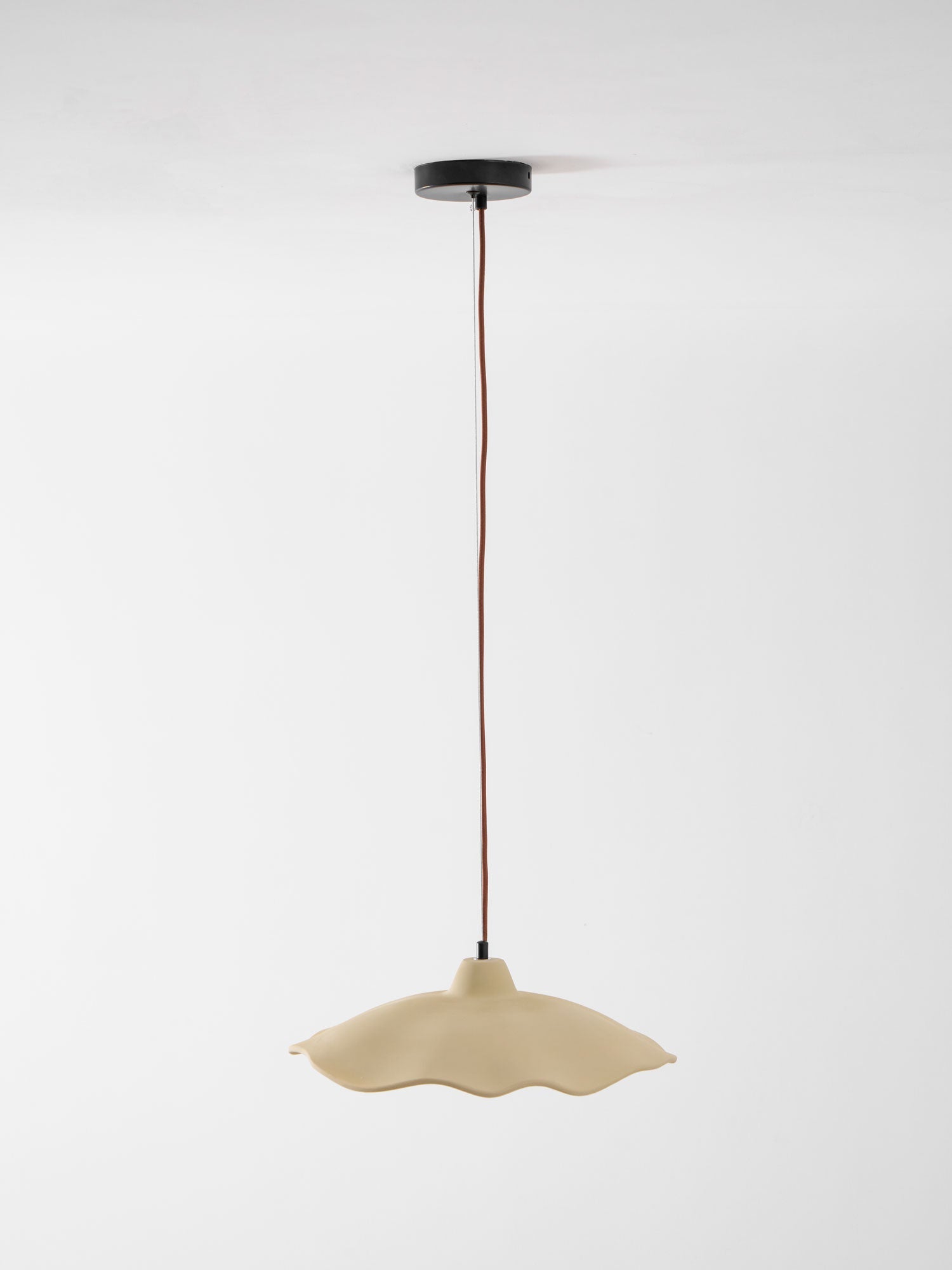 Concrete Petal Pendant Light