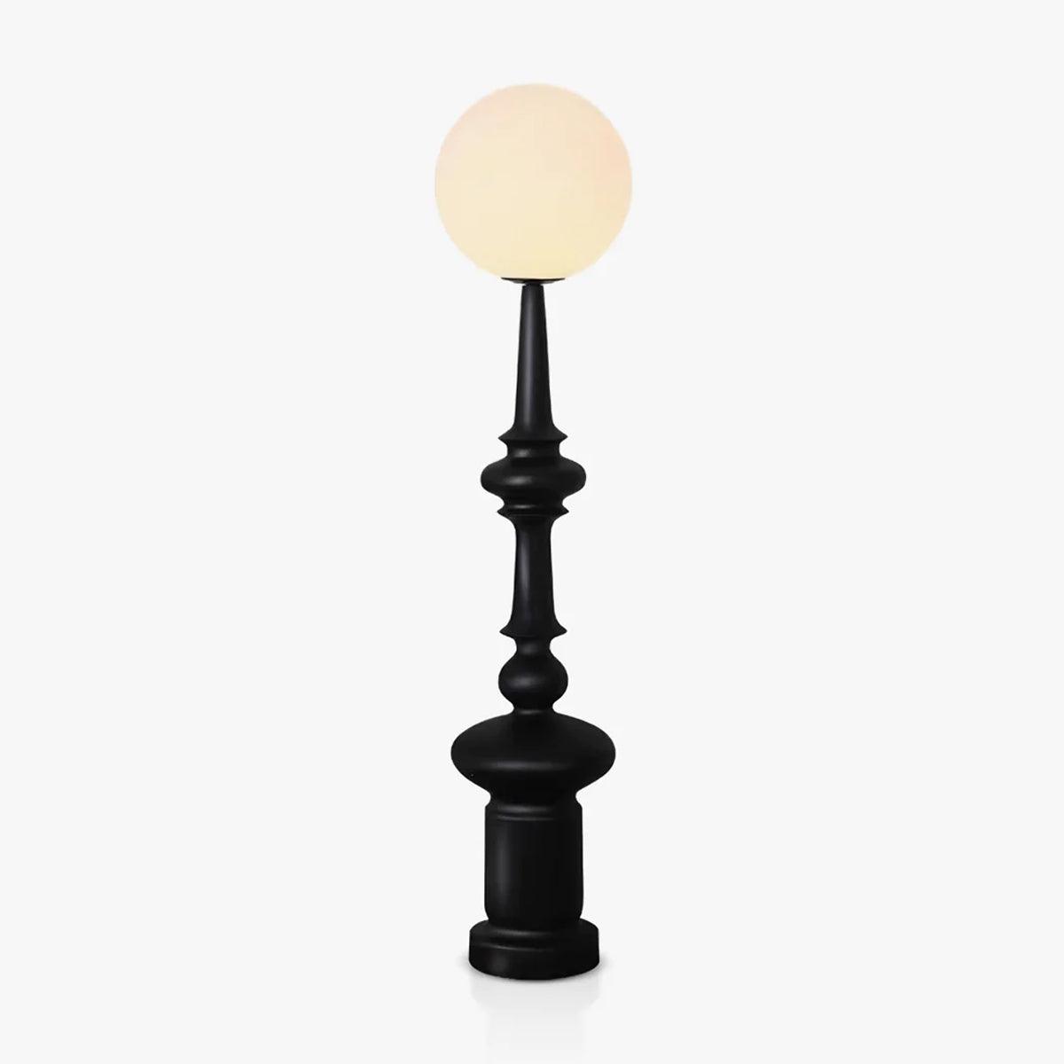Roman Column Floor Light, Floor Lamp, Resin, ∅ 11.8″ x H 54.3″