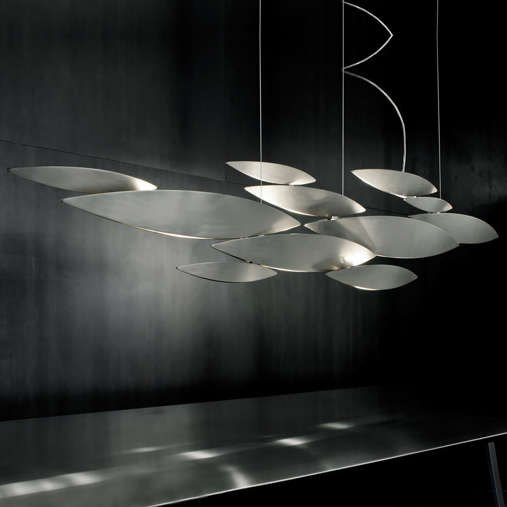 Contemporary Metal Light Feature Chandelier