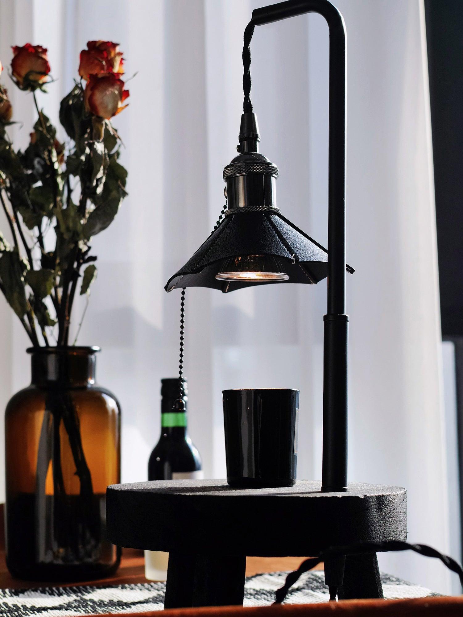 Cordero Wooden Stool Table Lamp 7.9