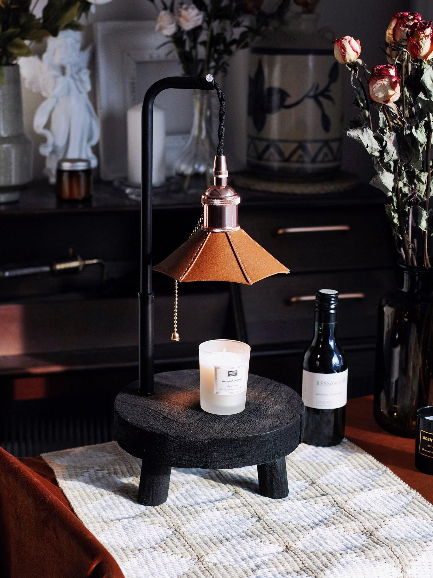 Cordero Wooden Stool Table Lamp 7.9