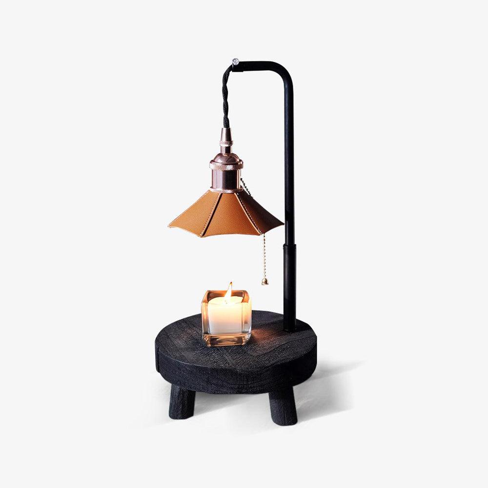 Cordero Wooden Stool Table Lamp 7.9