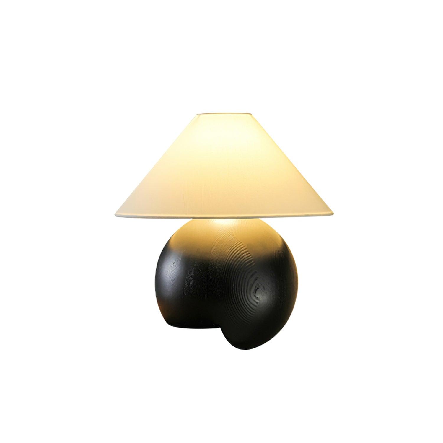 Corner Log Table Lamp 13.8