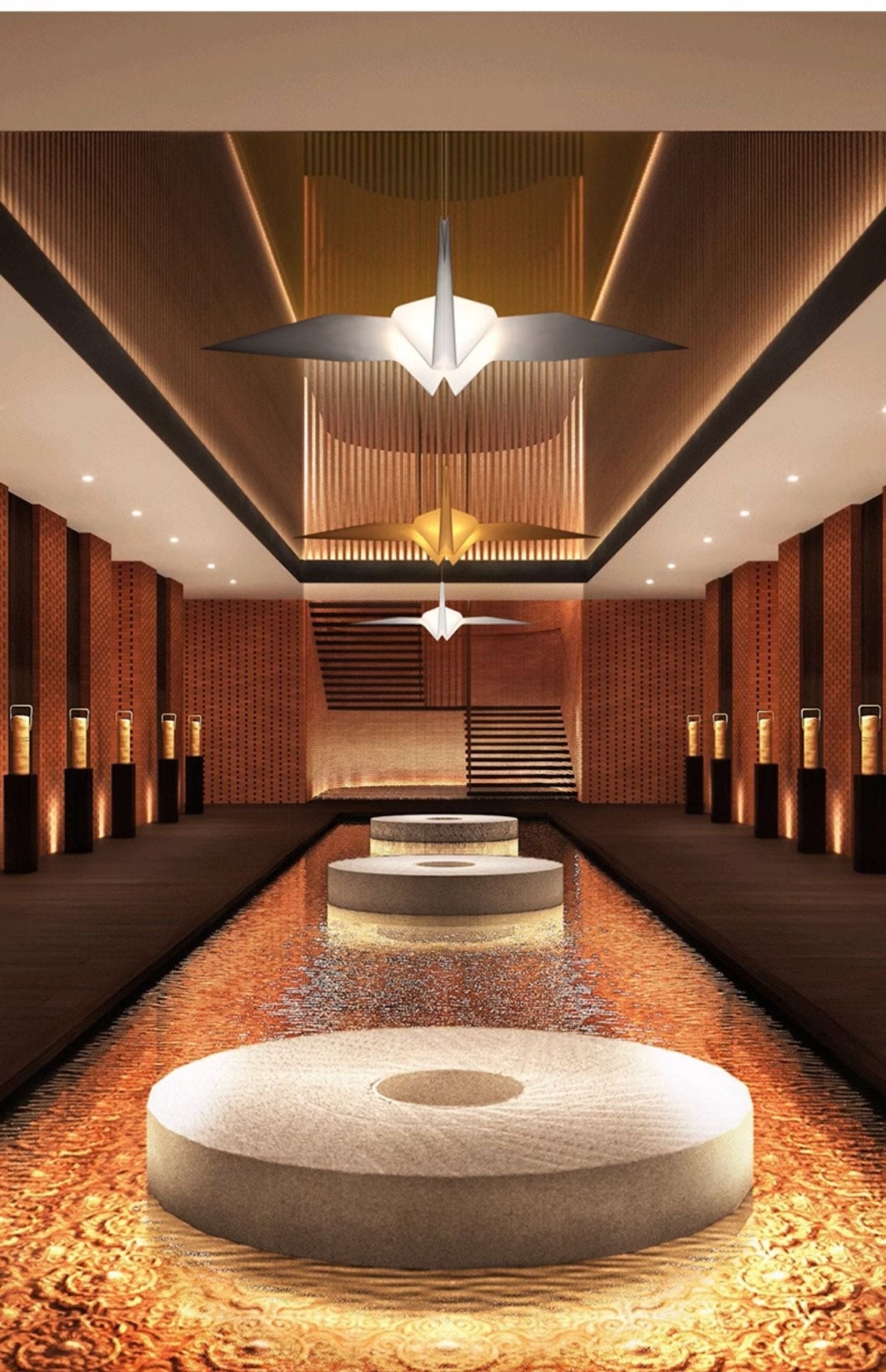 Crane Flock Chandelier