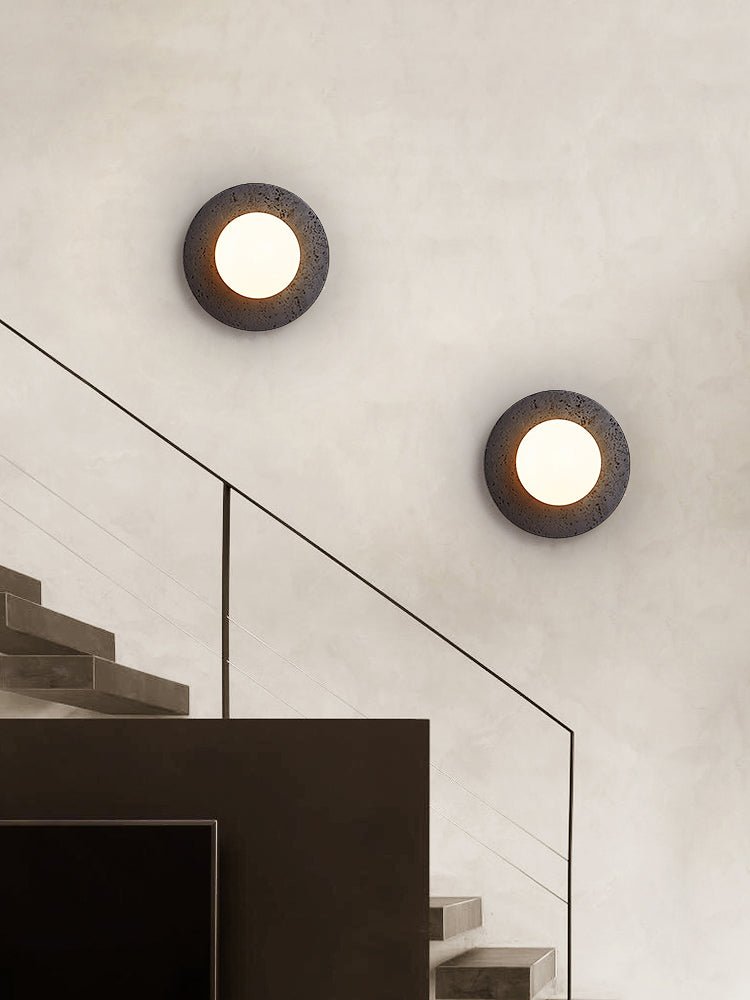 Crater Backlit Wall Sconce detail view 4