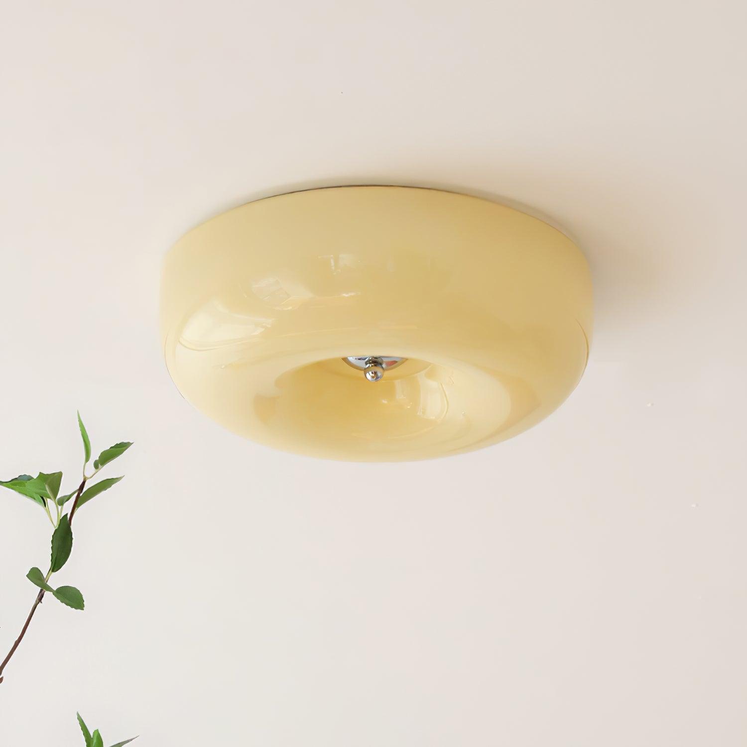 Cream Pudding Ceiling Light