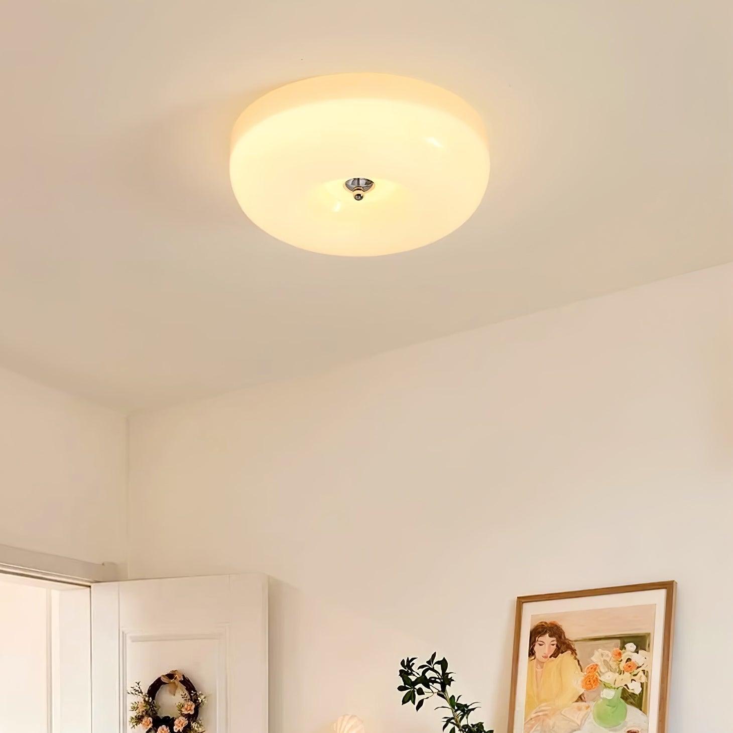 Cream Pudding Ceiling Light