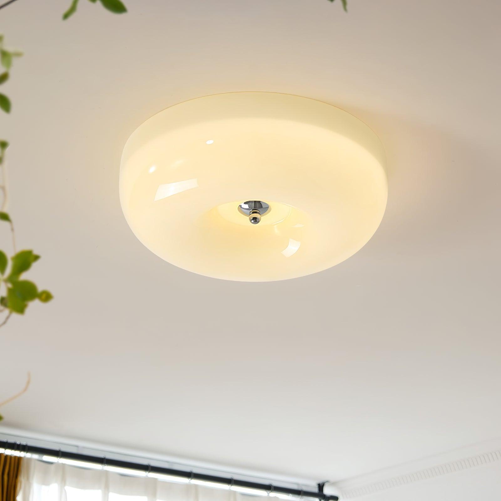 Cream Pudding Ceiling Light