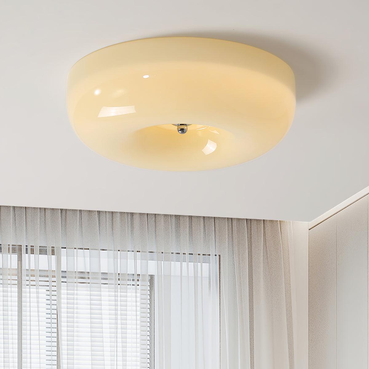 Cream Pudding Ceiling Light
