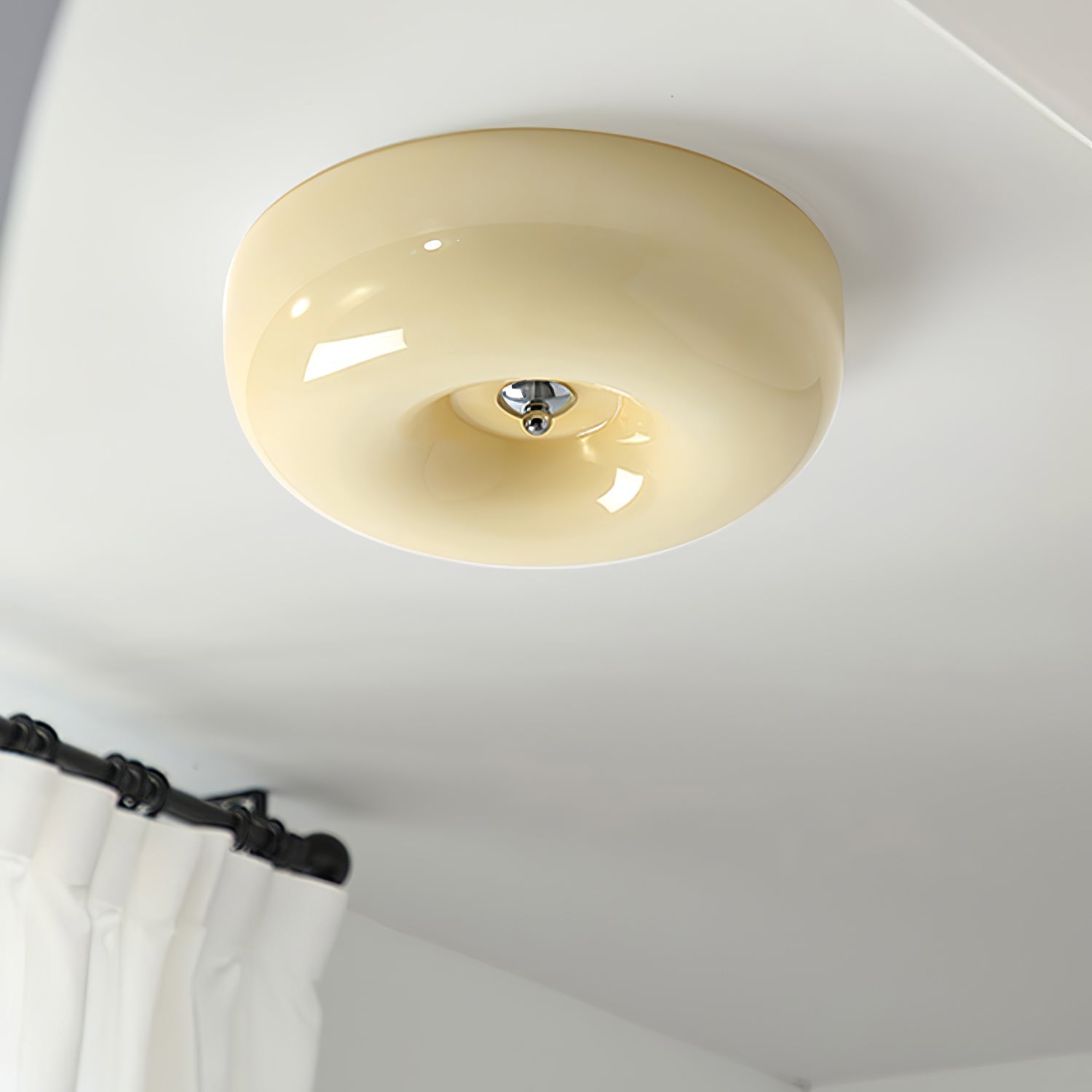 Cream Pudding Ceiling Light