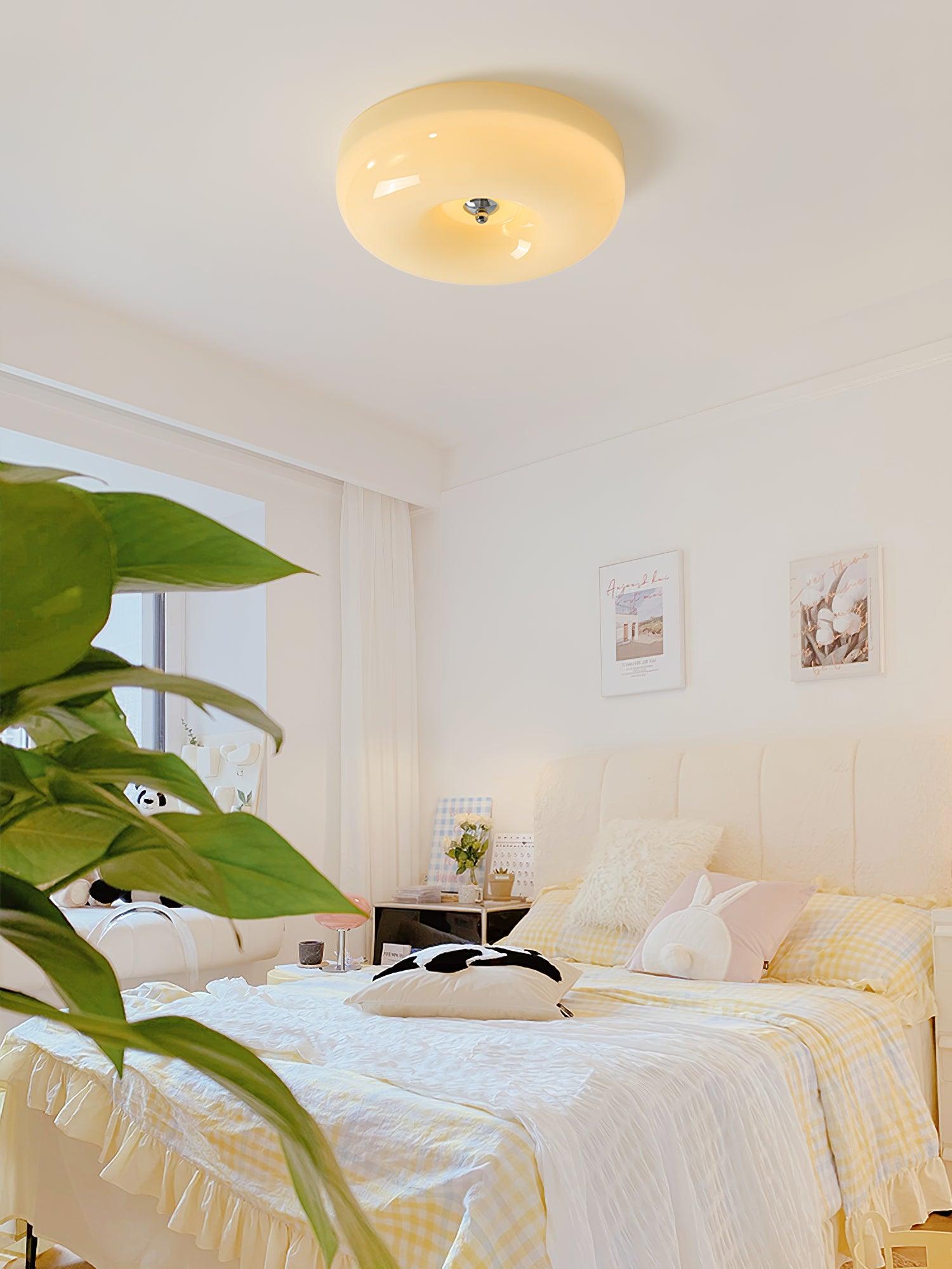 Cream Pudding Ceiling Light