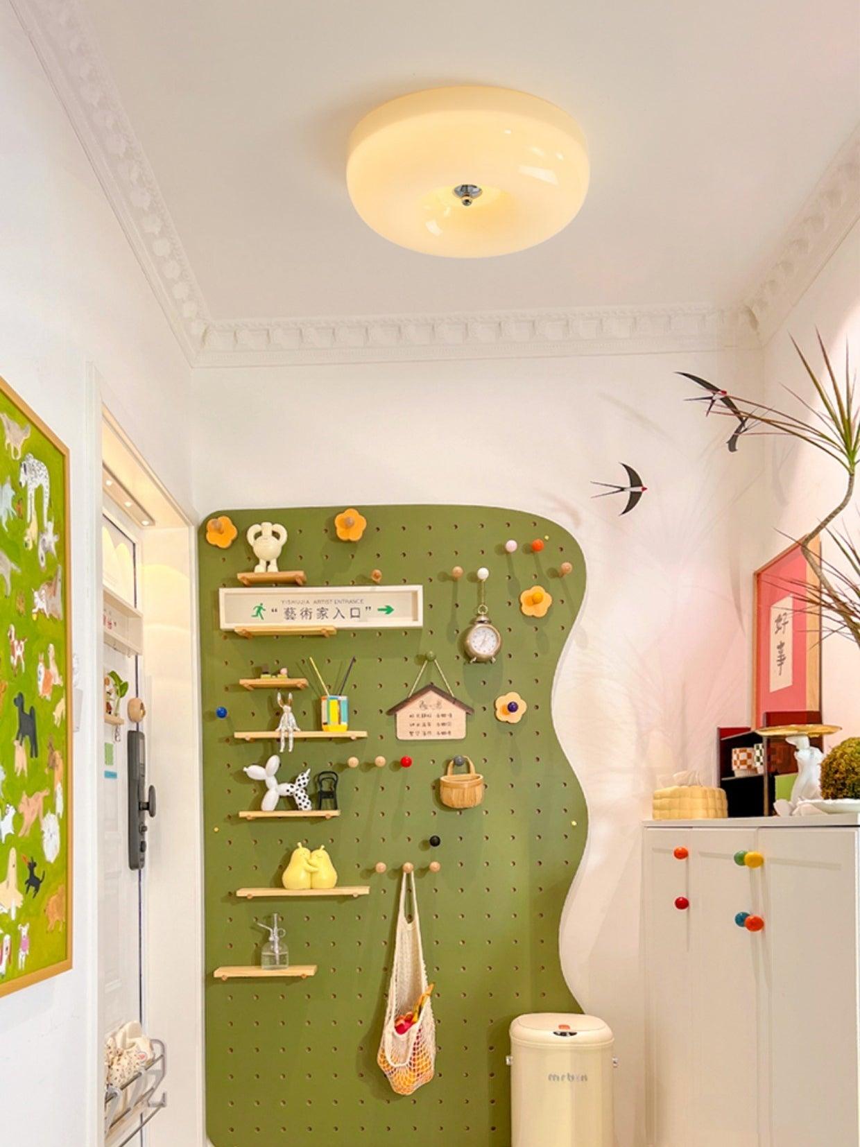 Cream Pudding Ceiling Light