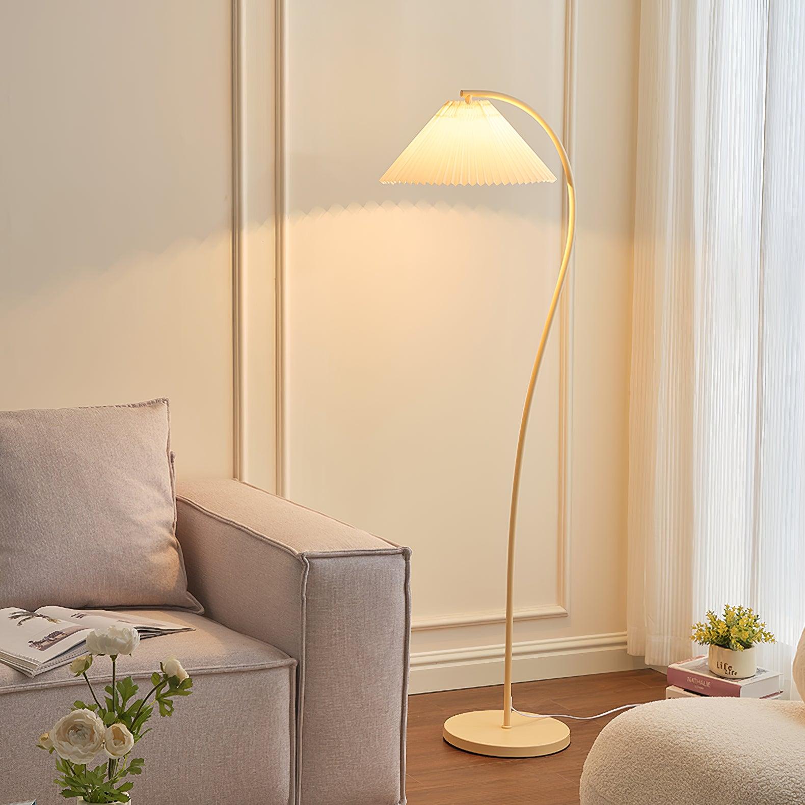 Crescini Pleated Floor Lamp detail view 3