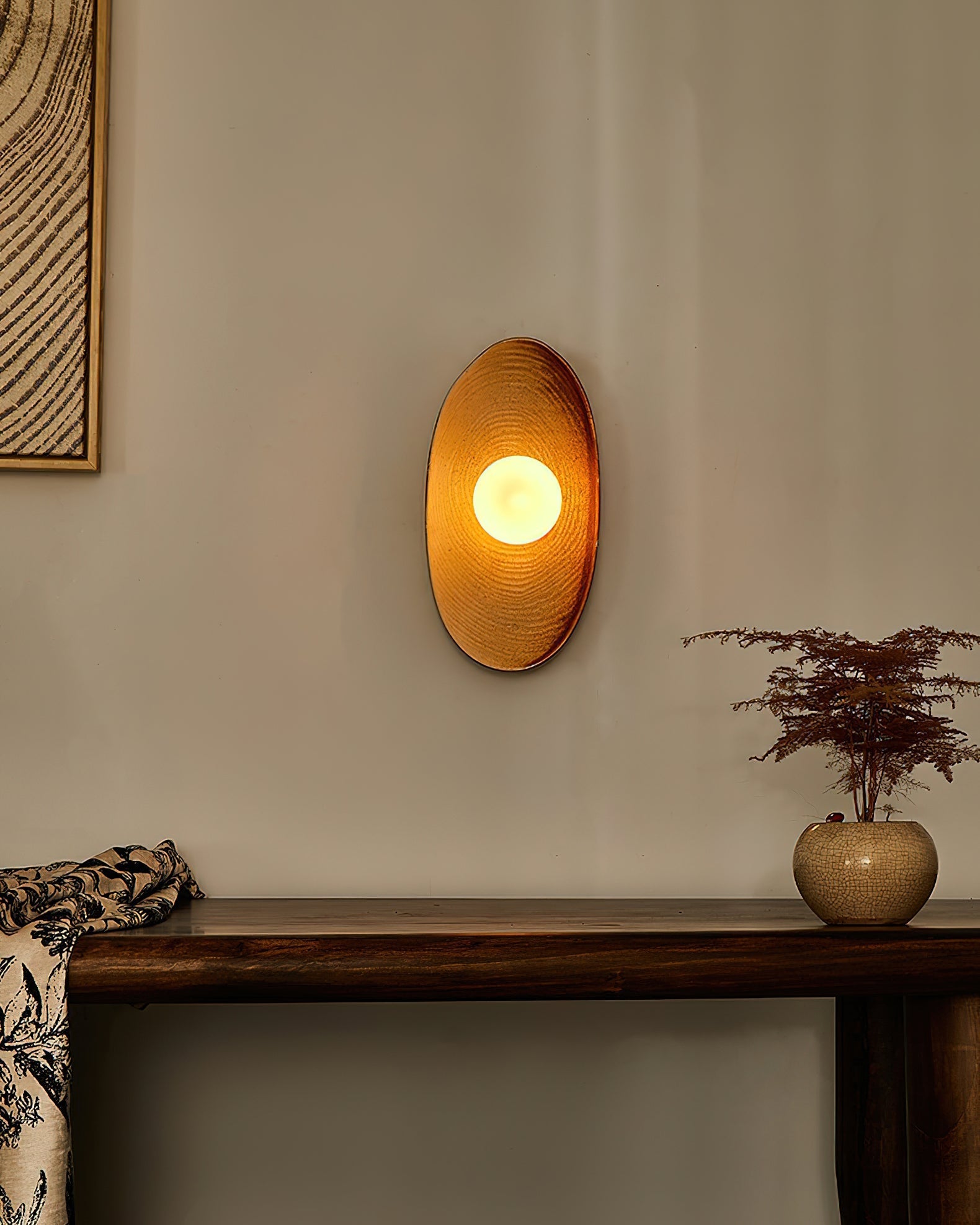 Crest Ceramic Wall Light 6.3