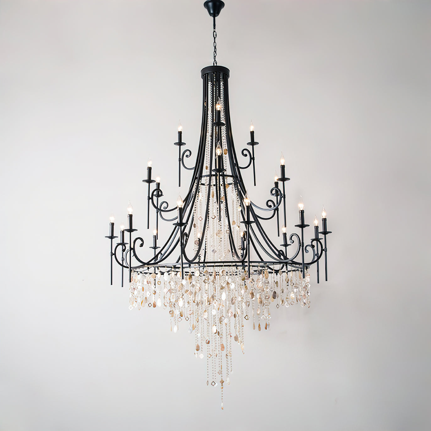Tatum Lu x Shell Crystal Chandelier