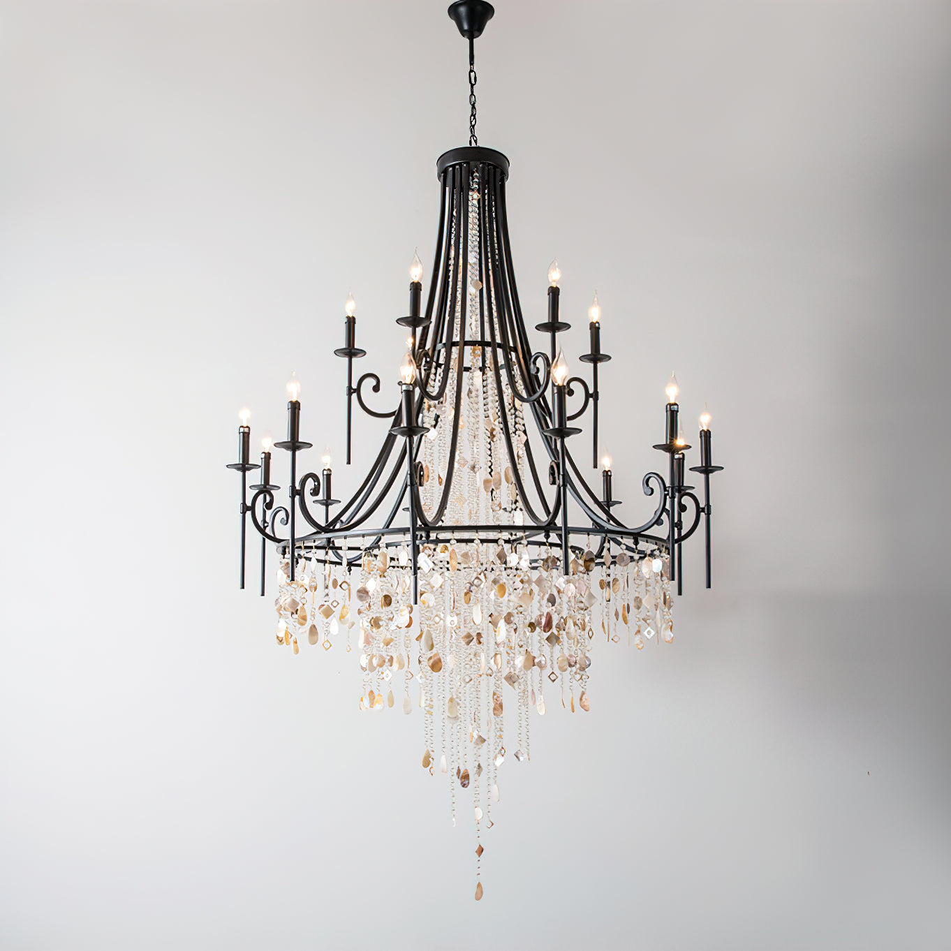 Tatum Lu x Shell Crystal Chandelier